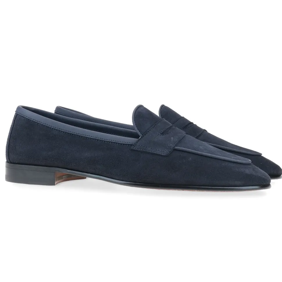 5541-T01 JANUS CALF NAVY - Unlined